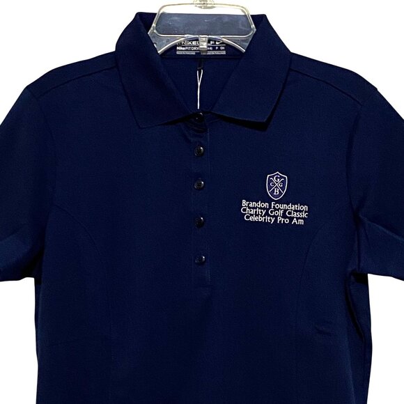 Nike Fit Dry Womens Golf Shirt S Brandon Foundation Charity Golf Classic Pro Am - Picture 2 of 8